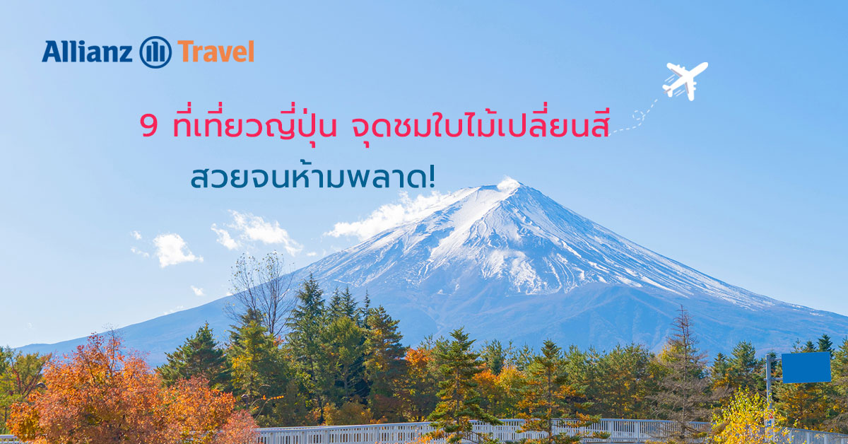 9 ที่เที่ยวญี่ปุ่น จุดชมใบไม้เปลี่ยนสี สวยจนห้ามพลาด