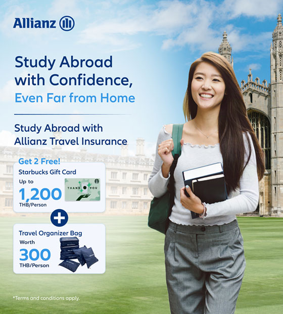 Study Abroad with Peace of Mind Get 2 Rewards!